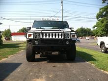 The h2 skid plate painted up