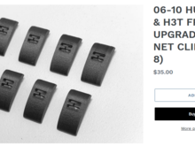 2006-2010 Hummer H3 Cargo Net Clips