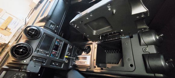 Finished results of OnStar pocket & floor console