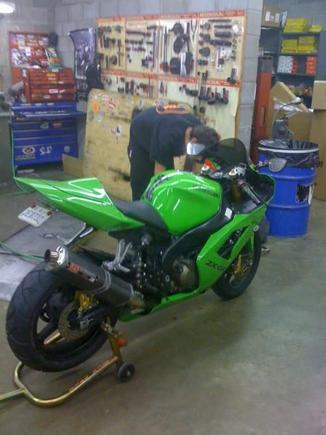 My Mean Green Track Machine