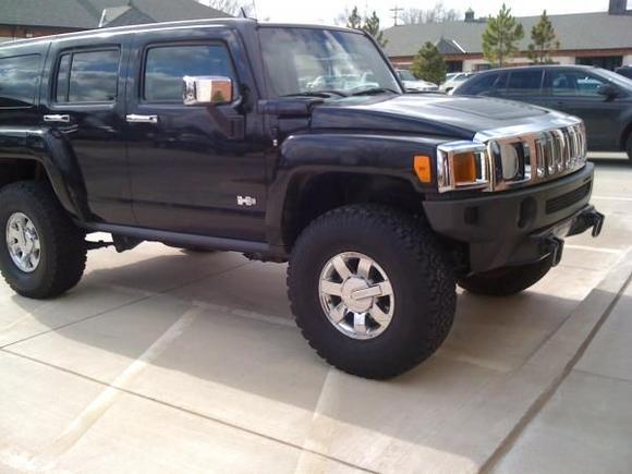 leveled out to 23.5 inches