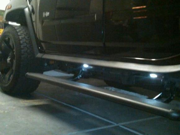 AMP Rails and LEDs