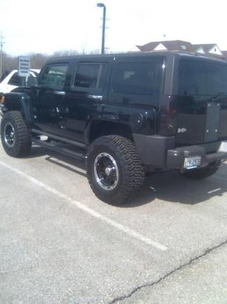 before the rear lift