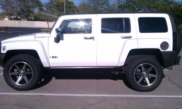 AFTER: With 20" shoes and Nitto Trail Grapplers...