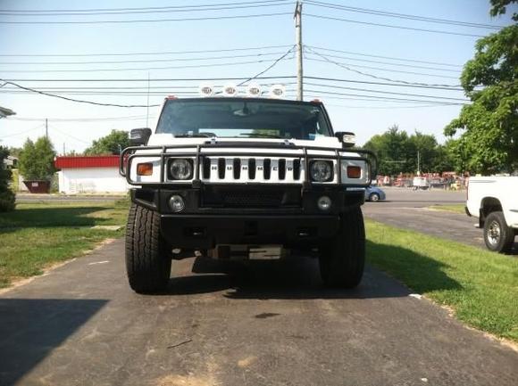 The h2 skid plate painted up