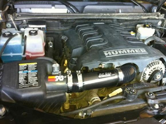 Air Doc intake and K&amp;N high flow air filter.