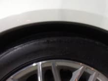 Closeup of the rear wheel gap after installing Eibach's Pro Kit lowering springs and upgrading one wheel size to a 17&quot; alloys. Total drop is 2 inches after 1000 miles to break them in. No rubbing even with a full car and loaded trunk.