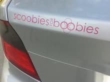 Scoobies for boobies support