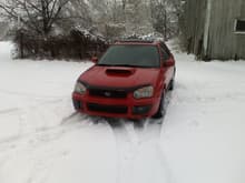 The subie in it's element