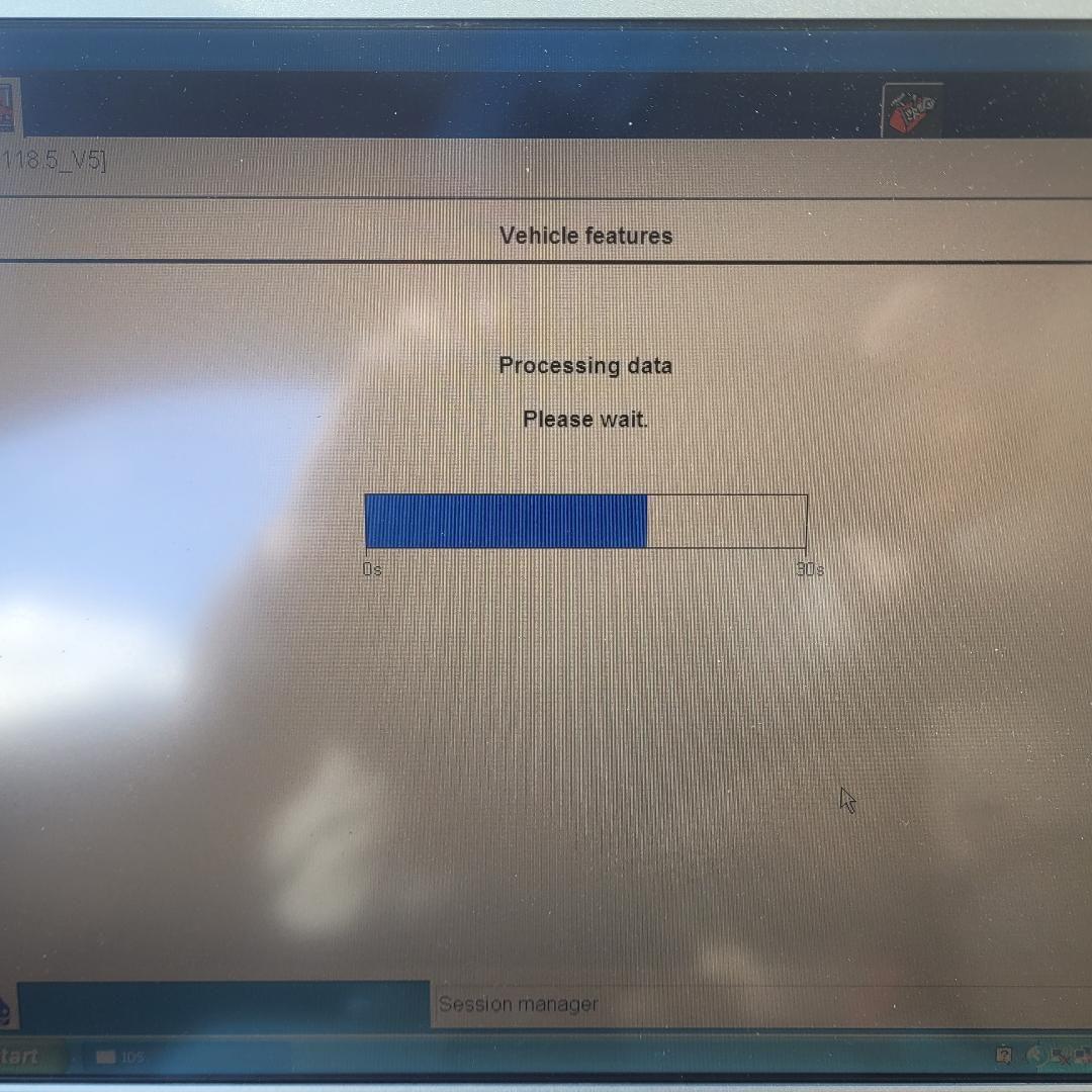 processing data just before error