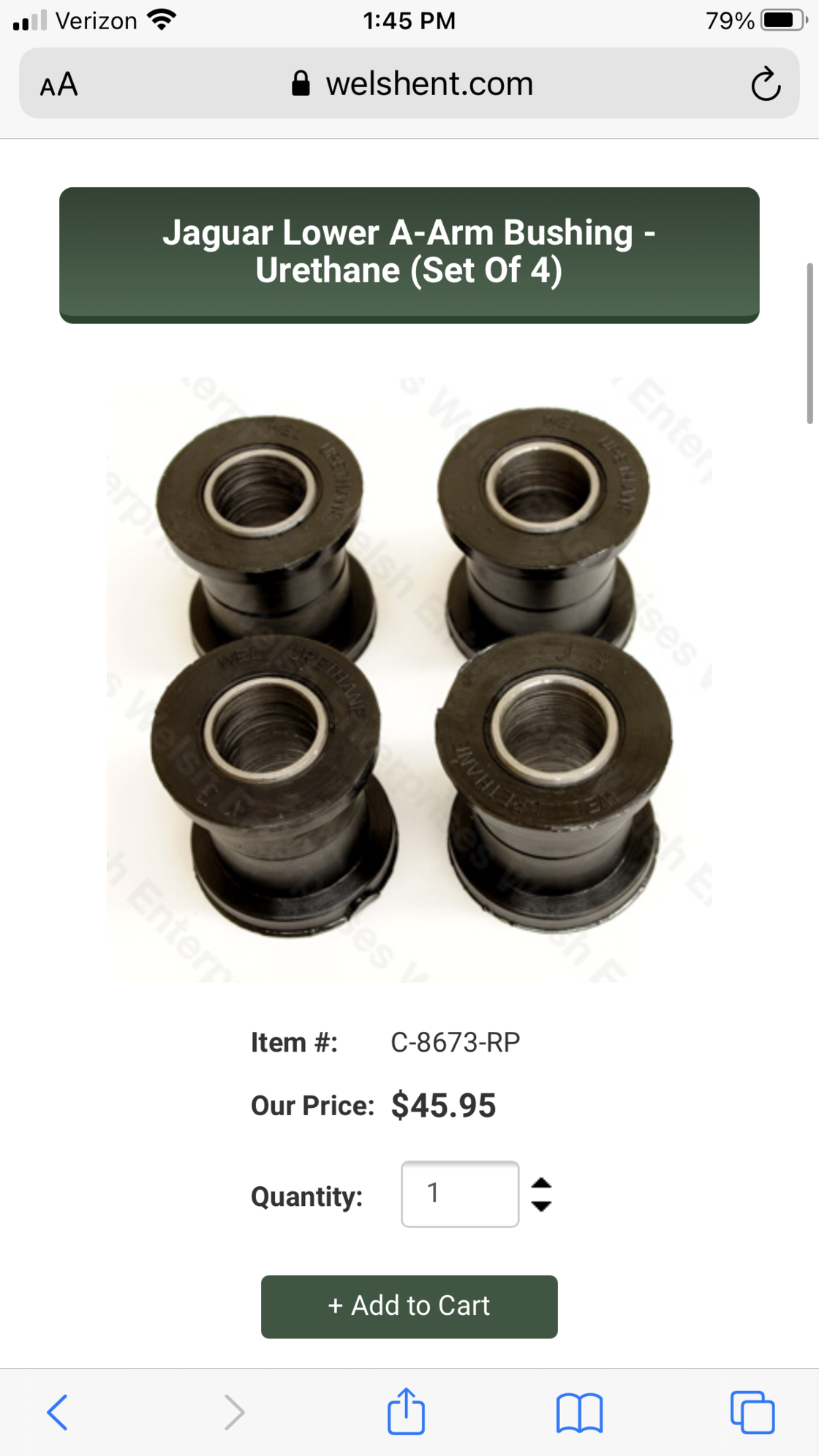 Steering/Suspension - Ball Joints 4 & Bushings -Jaguar Vanden Plas/ XJ/ XJ12/ XJ6/ XJR/... - New - 1978 to 1990 Jaguar XJ - Canonsburg, PA PA, United States