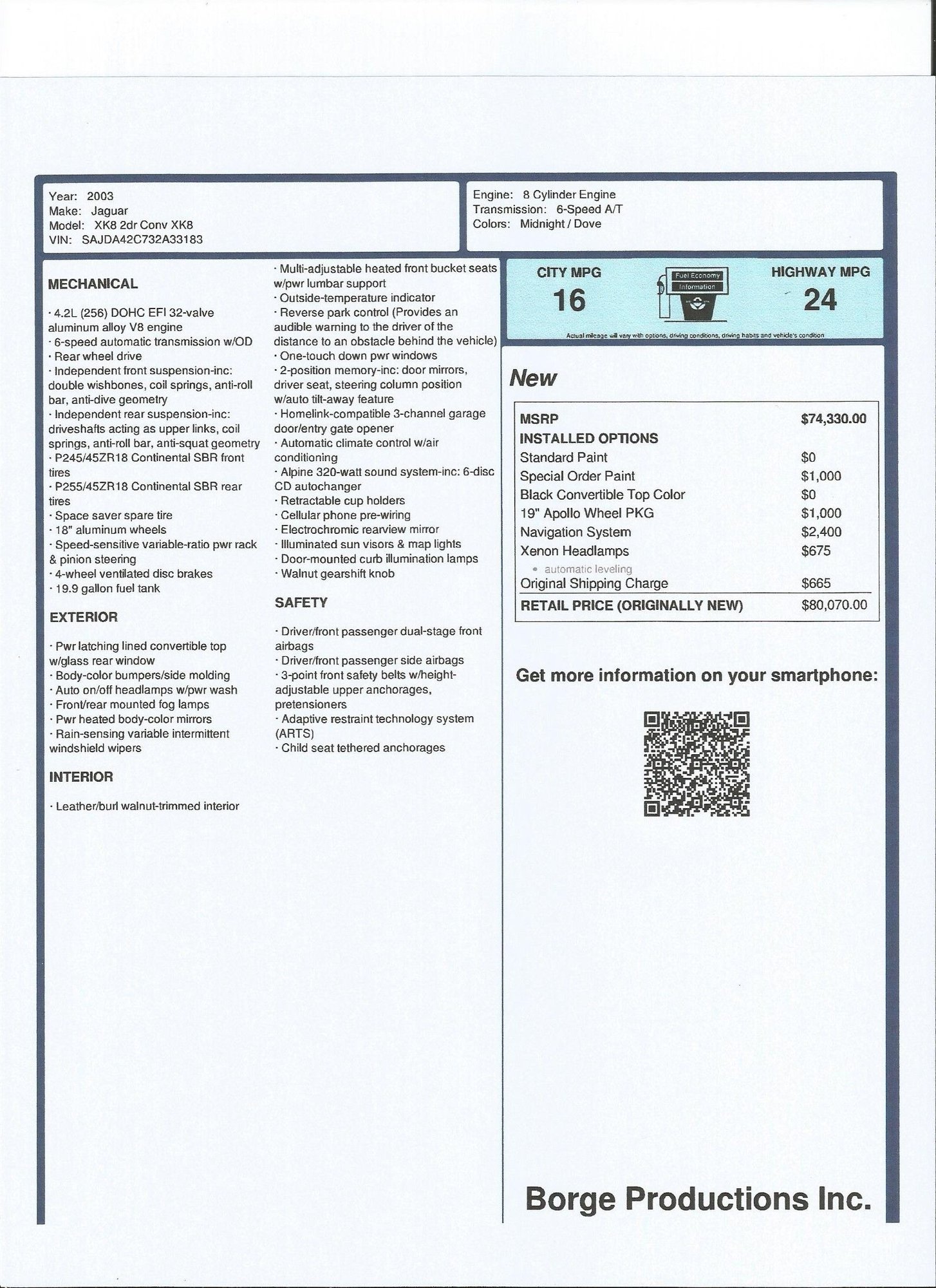 2003 Jaguar XK8 - Here is a nice one. - Used - VIN SAJDA42C732A33183 - 46,000 Miles - 8 cyl - 2WD - Automatic - Convertible - Blue - East Haddam, CT 06423, United States