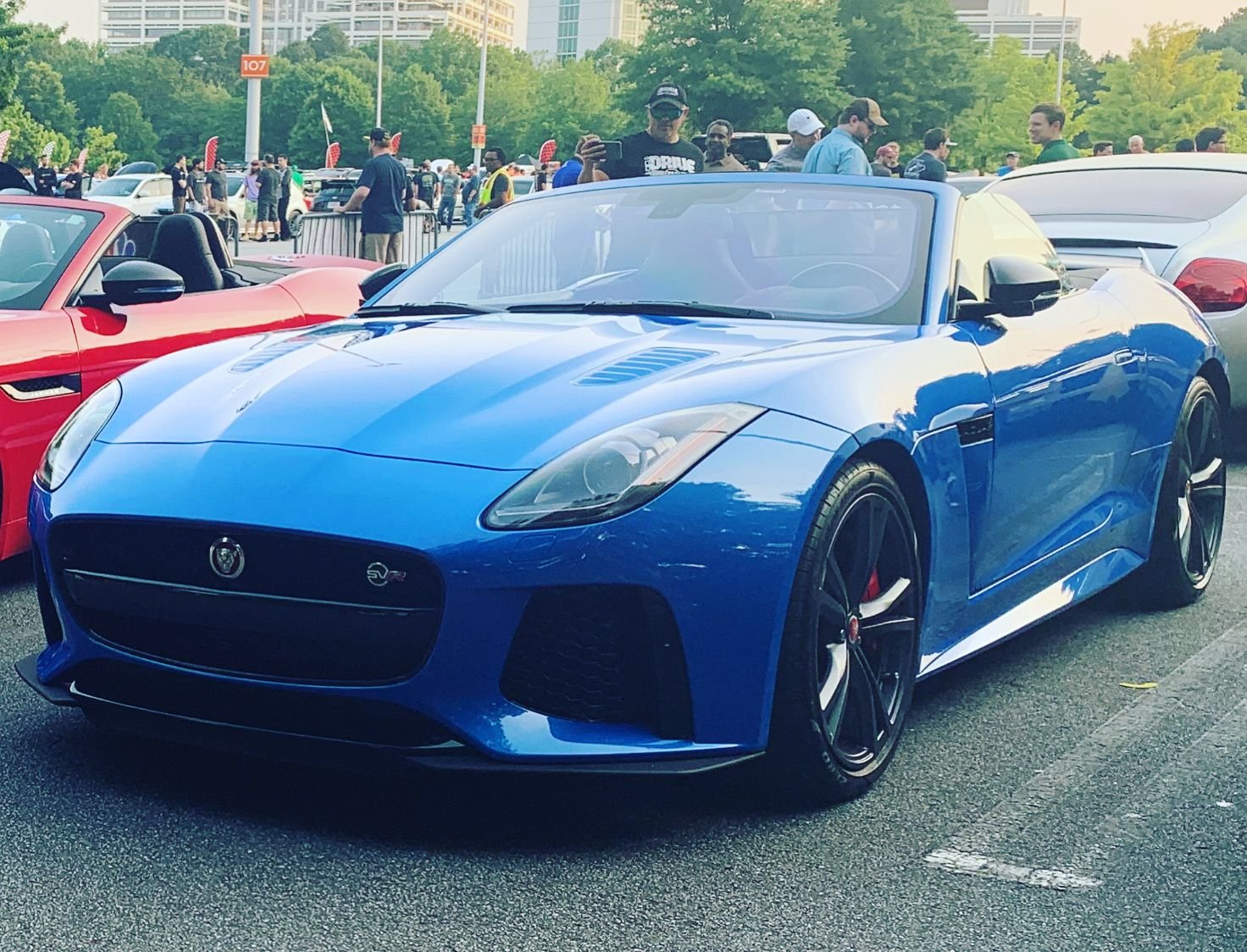 2017 Jaguar F-Type - 17 SVR Convertible $78k Ultra Blue - Used - VIN SAJWJ6K8XHMK42734 - 20,700 Miles - 8 cyl - 4WD - Automatic - Convertible - Blue - Atlanta, GA 30339, United States