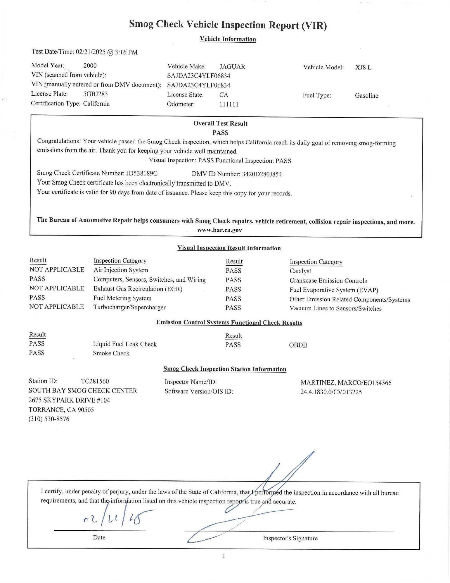 2000 Jaguar XJ8 - Amazing 2000 Jaguar XJ8 L Sport Silver Sedan w/ 111K Miles pure So. California Car - Used - VIN SAJDA23C4YLF06834 - 111,000 Miles - 8 cyl - 2WD - Automatic - Sedan - Silver - Redondo Beach, CA 90277, United States