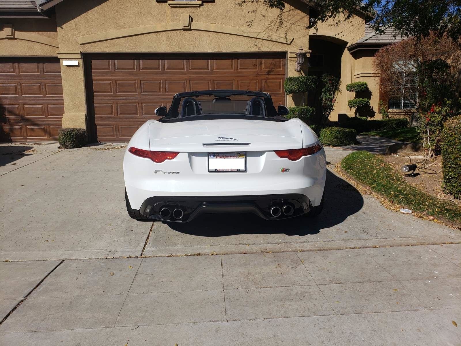 2014 Jaguar F-Type - 2014 Jaguar V8S - Used - VIN SAJWA6GL1EMK07752 - 56,300 Miles - 8 cyl - 2WD - Automatic - Convertible - White - Fresno, CA 93711, United States