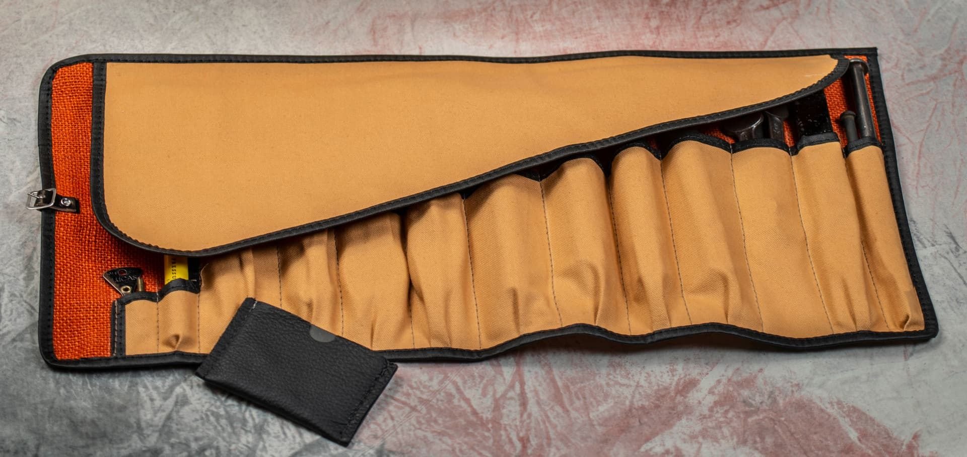 Top View of the Bag showing all the correct aspects of the design.