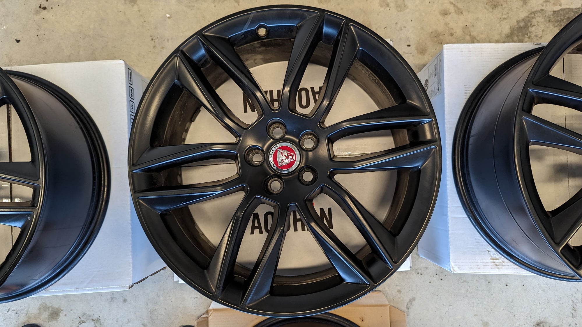 Wheels and Tires/Axles - 20 Inch Jaguar F-Type Gyrodyne Wheels Rims in rare Satin Black - Used - 0  All Models - Rancho Cucamonga, CA 91730, United States