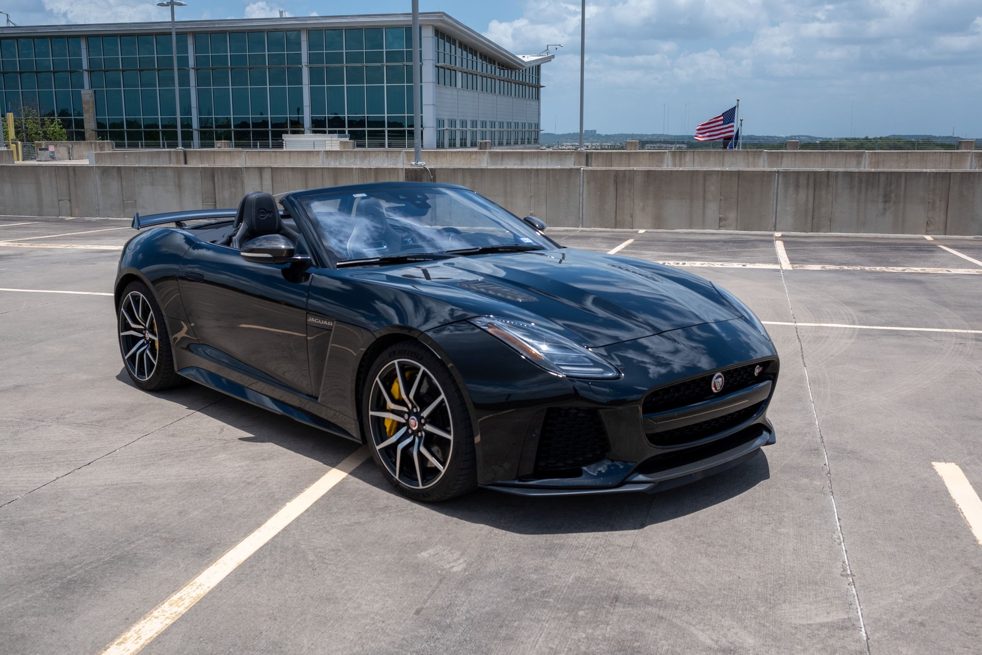 2020 Jaguar F-Type - 2020 F Type SVR Convertible Black exterior, Black interior, CCB, Carbon Fiber Package - Used - VIN SAJDZ5FE5LCK63399 - 12,500 Miles - 8 cyl - AWD - Automatic - Convertible - Black - Austin, TX 78735, United States