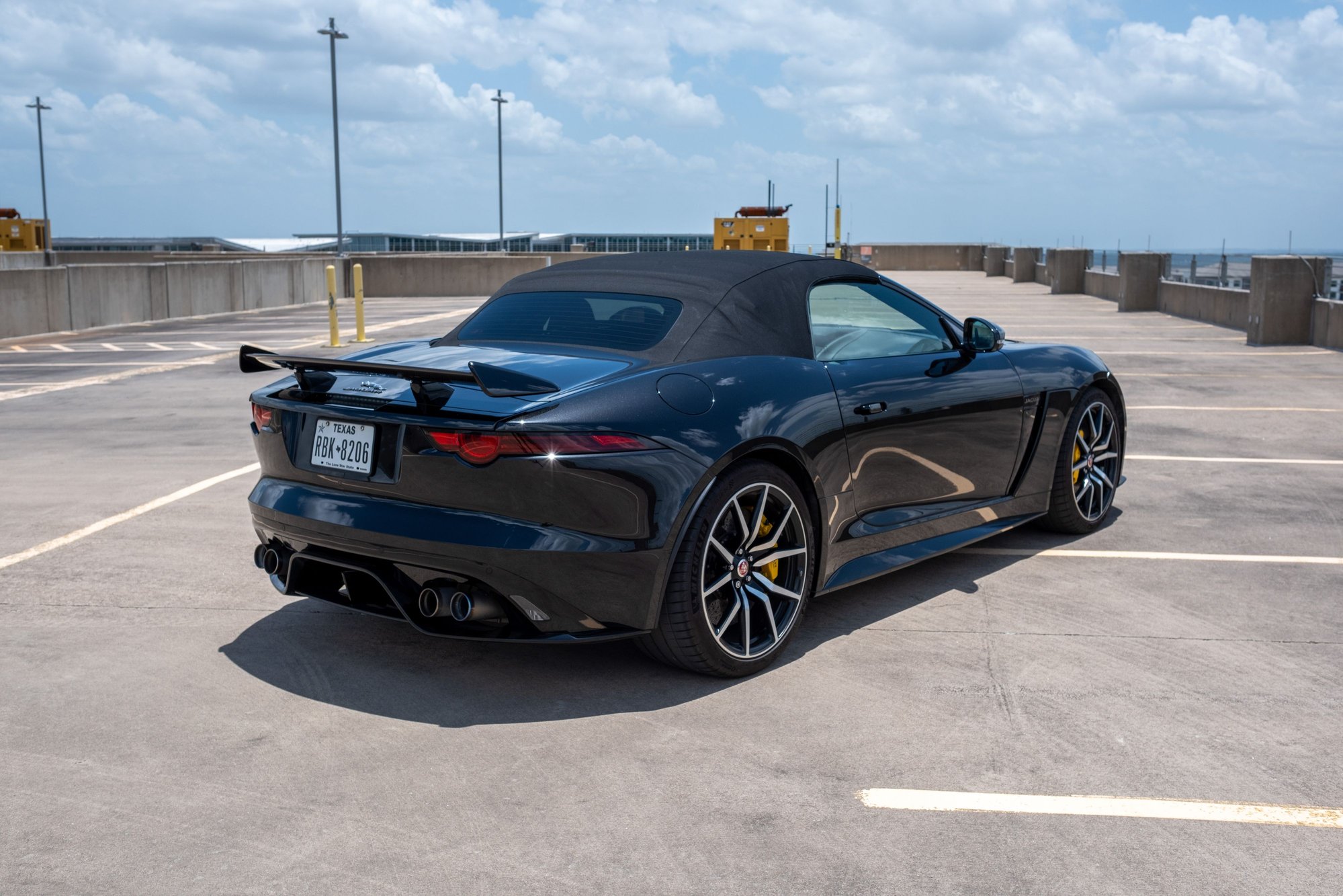 2020 Jaguar F-Type - 2020 F Type SVR Convertible Black exterior, Black interior, CCB, Carbon Fiber Package - Used - VIN SAJDZ5FE5LCK63399 - 12,500 Miles - 8 cyl - AWD - Automatic - Convertible - Black - Austin, TX 78735, United States