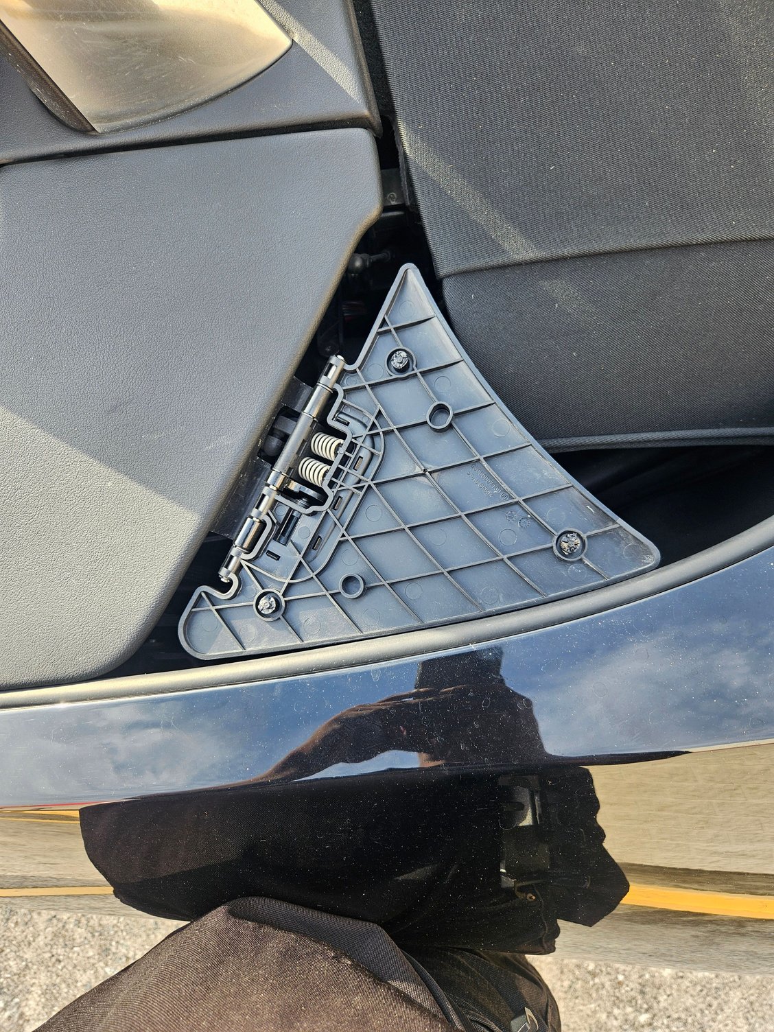 Need the leather cover held in by 3 screws