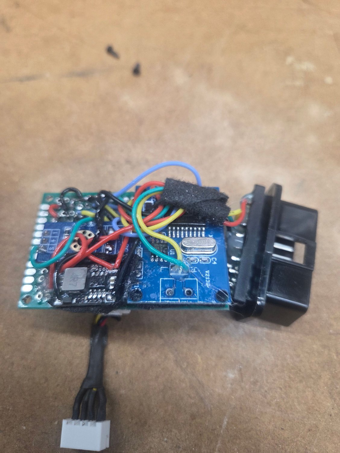 Underside of adapter.