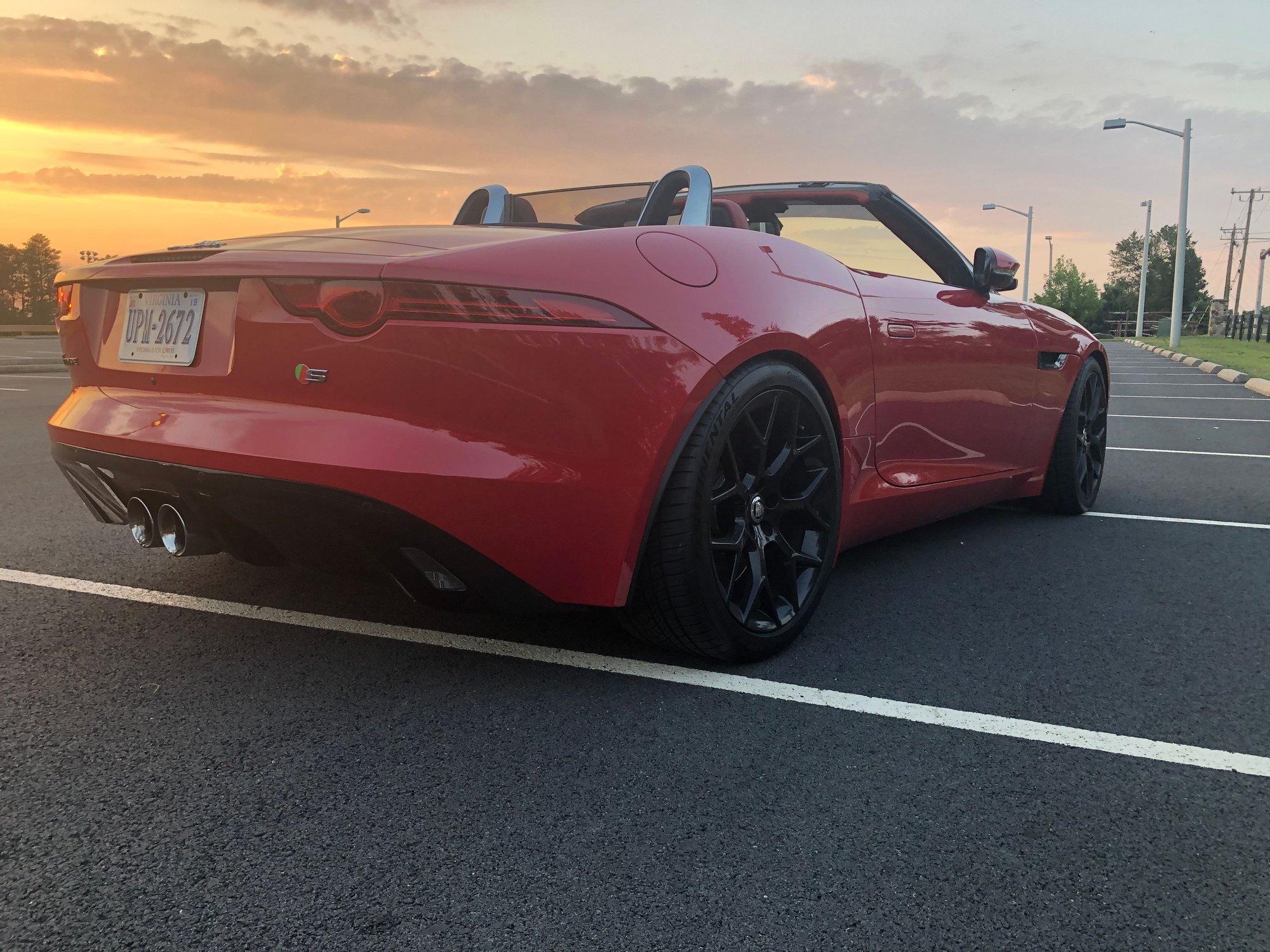 2014 Jaguar F-Type - 2014 V6 S F Type - Used - VIN SAJWA6FC7EBK01108 - 53,800 Miles - 6 cyl - 2WD - Automatic - Convertible - Red - Ashburn, VA 20148, United States