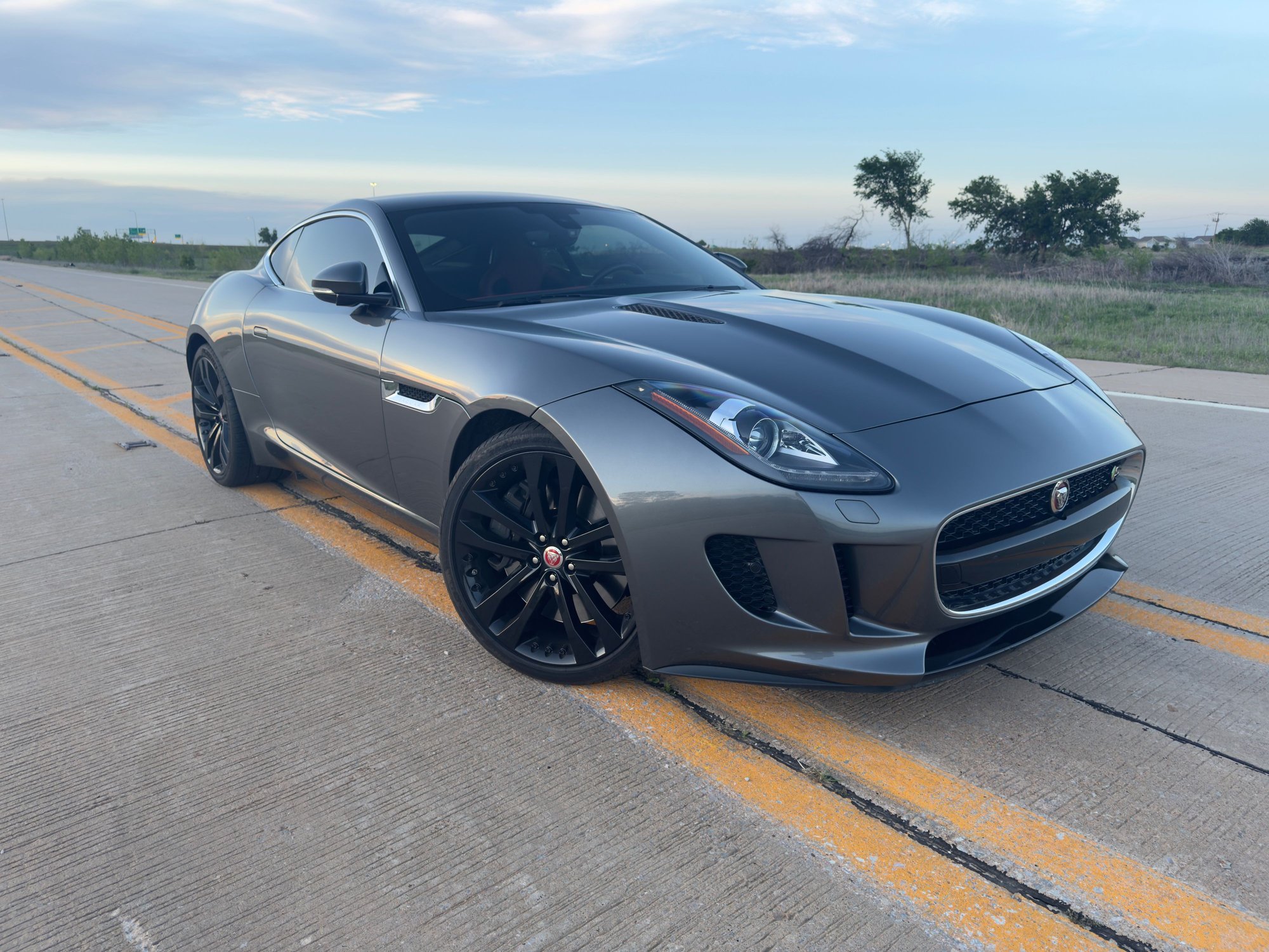 2016 Jaguar F-Type - 2016 Jaguar F-Type V6S M/T - Used - VIN SAJWB6BCXG8K28048 - 27,300 Miles - 6 cyl - 2WD - Manual - Coupe - Gray - Oklahoma City, OK 73179, United States