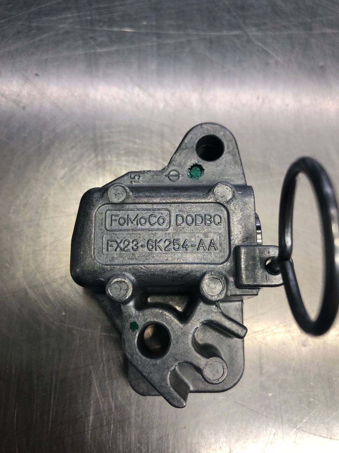 Timing chain tensioners and guides, stuck on PS pulley and Crank hub