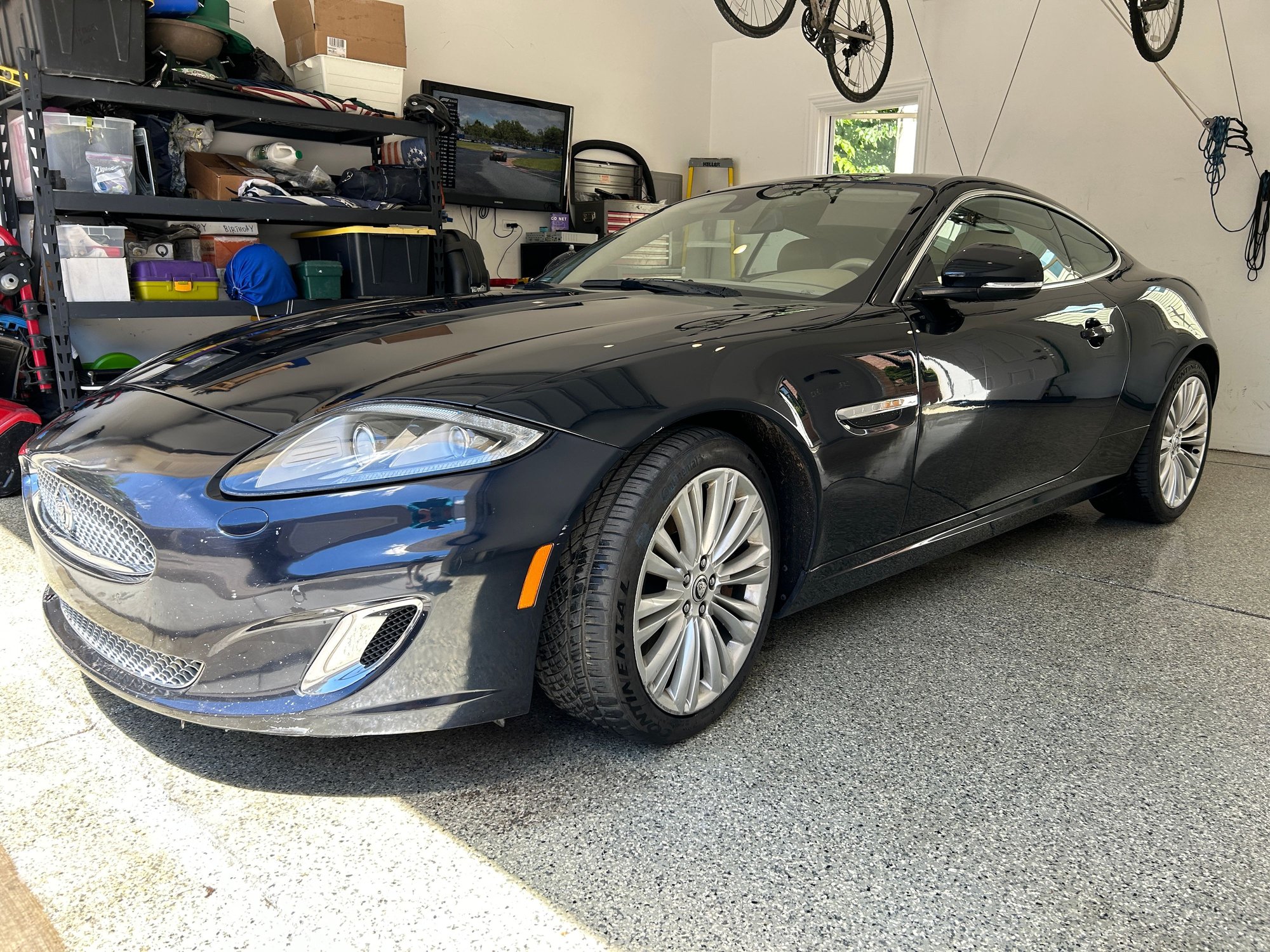 2012 Jaguar XK - 2012 Jaguar XK Coupe - Used - VIN SAJWA4FB6CLB47180 - 115,000 Miles - 8 cyl - 2WD - Automatic - Coupe - Blue - Chicago, IL 60618, United States