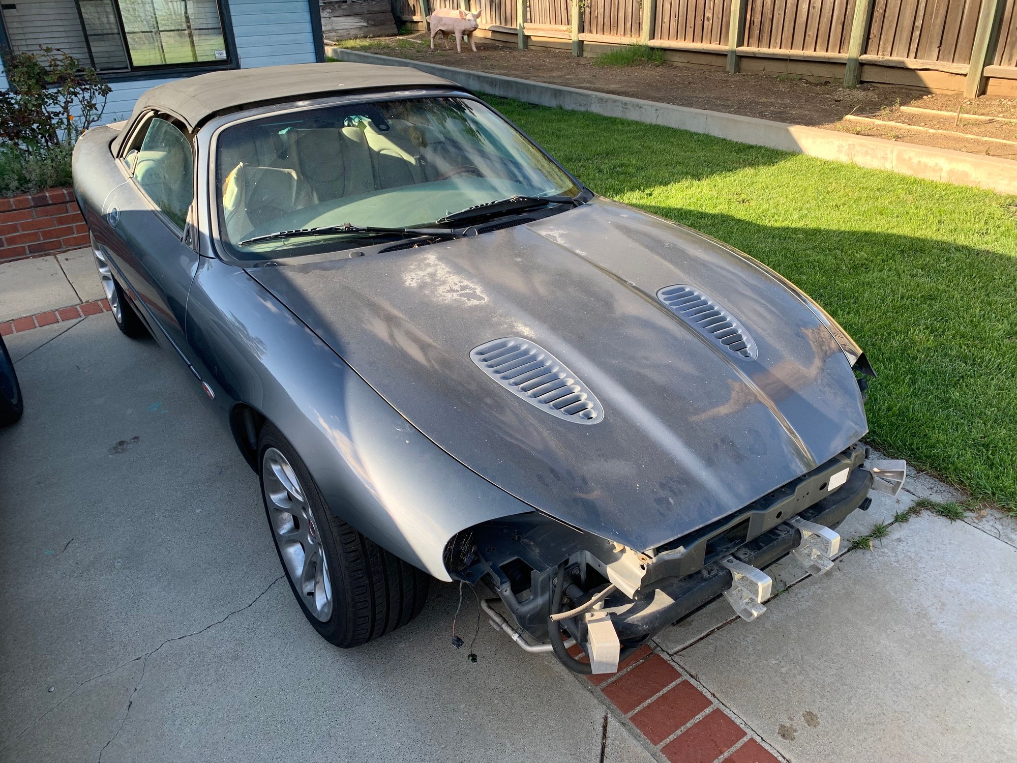 2001 Jaguar XKR - 2001 XKR Blue Gray with Oatmeal with lots of parts. - San Luis Obispo, CA 93405, United States