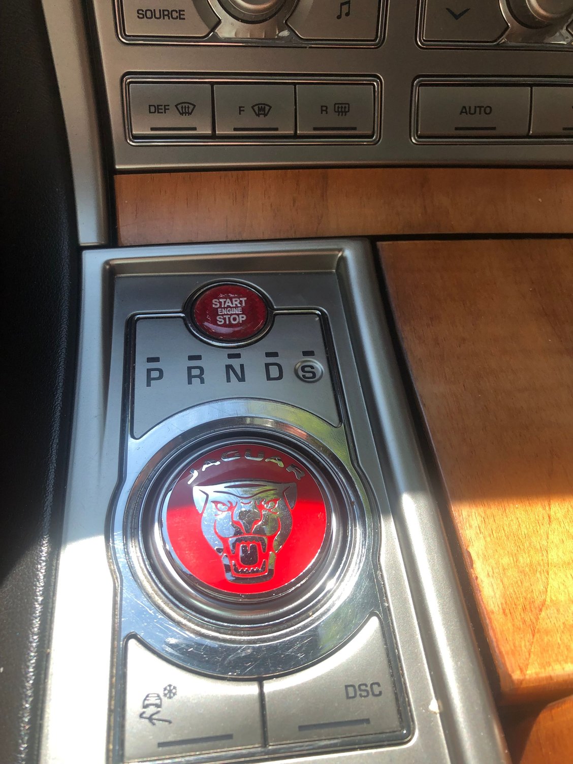 I also purchased the great shift decal. The replacemnt stater disc is self sticking and attached to the rim of the cracked original. 