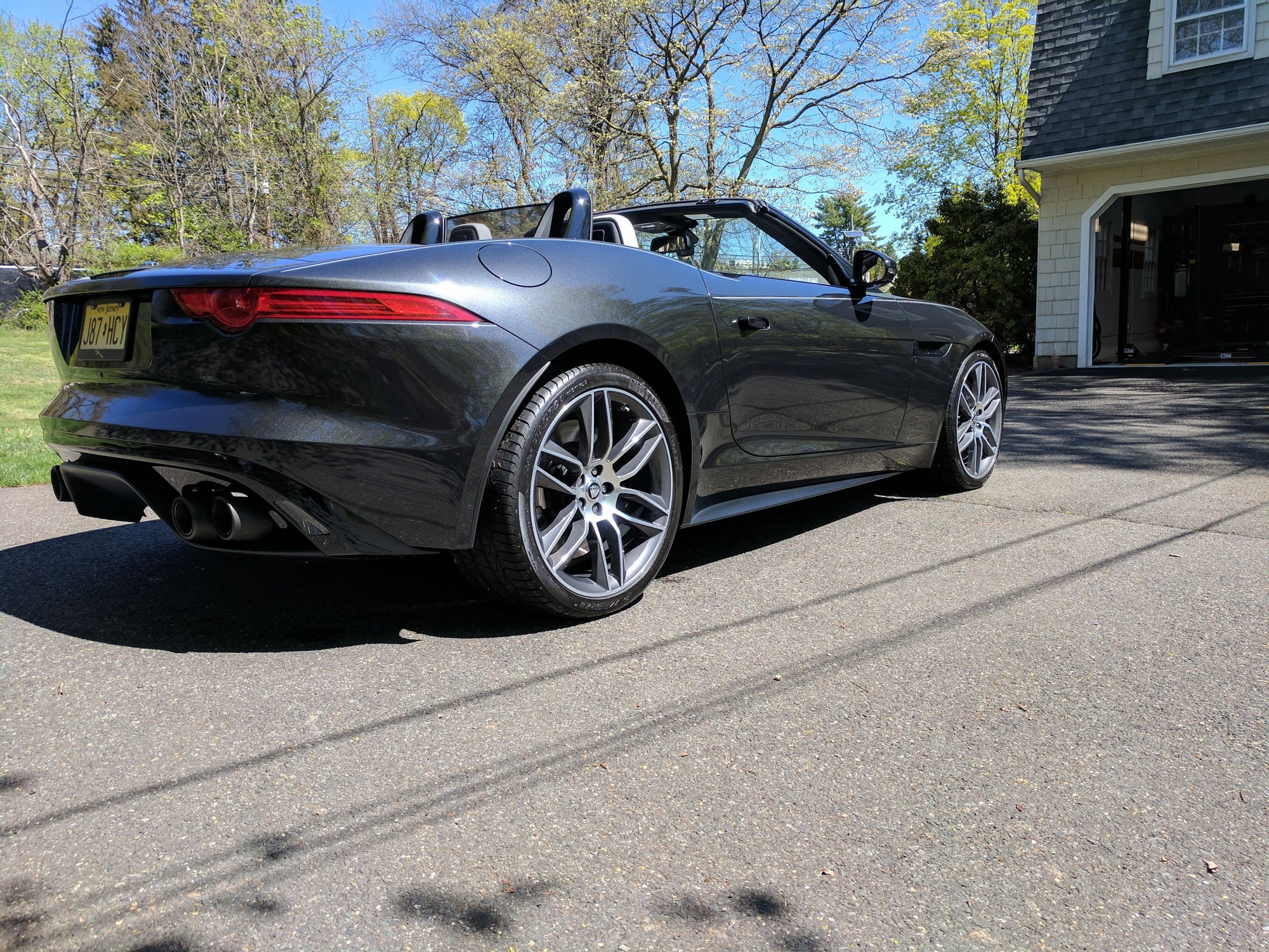 2015 Jaguar F-Type - Stratus Grey f type V8S - Used - VIN SAJWA6GLXFMK18685 - 5,223 Miles - 8 cyl - Automatic - Convertible - Gray - Watchung, NJ 07069, United States