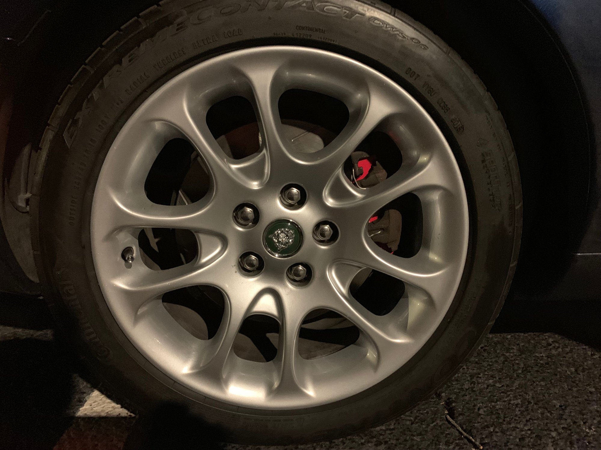 Wheels and Tires/Axles - XKR 18" Double Five Staggered Wheels with Continental Tires - Used - 1996 to 2006 Jaguar XK8 - 1996 to 2006 Jaguar XKR - Atlanta, GA 30189, United States