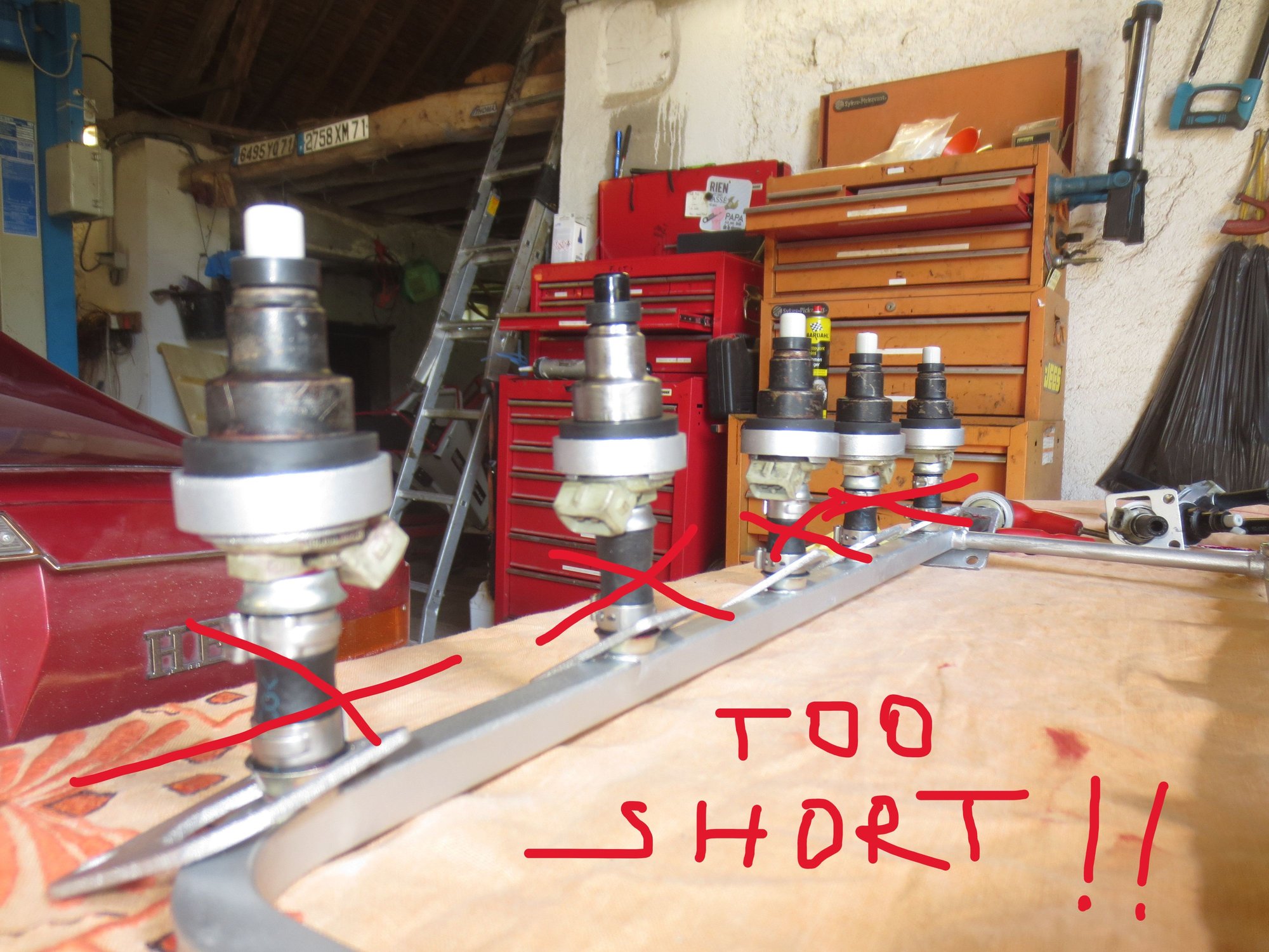 It turns out shorter hoses are a BAD idea!