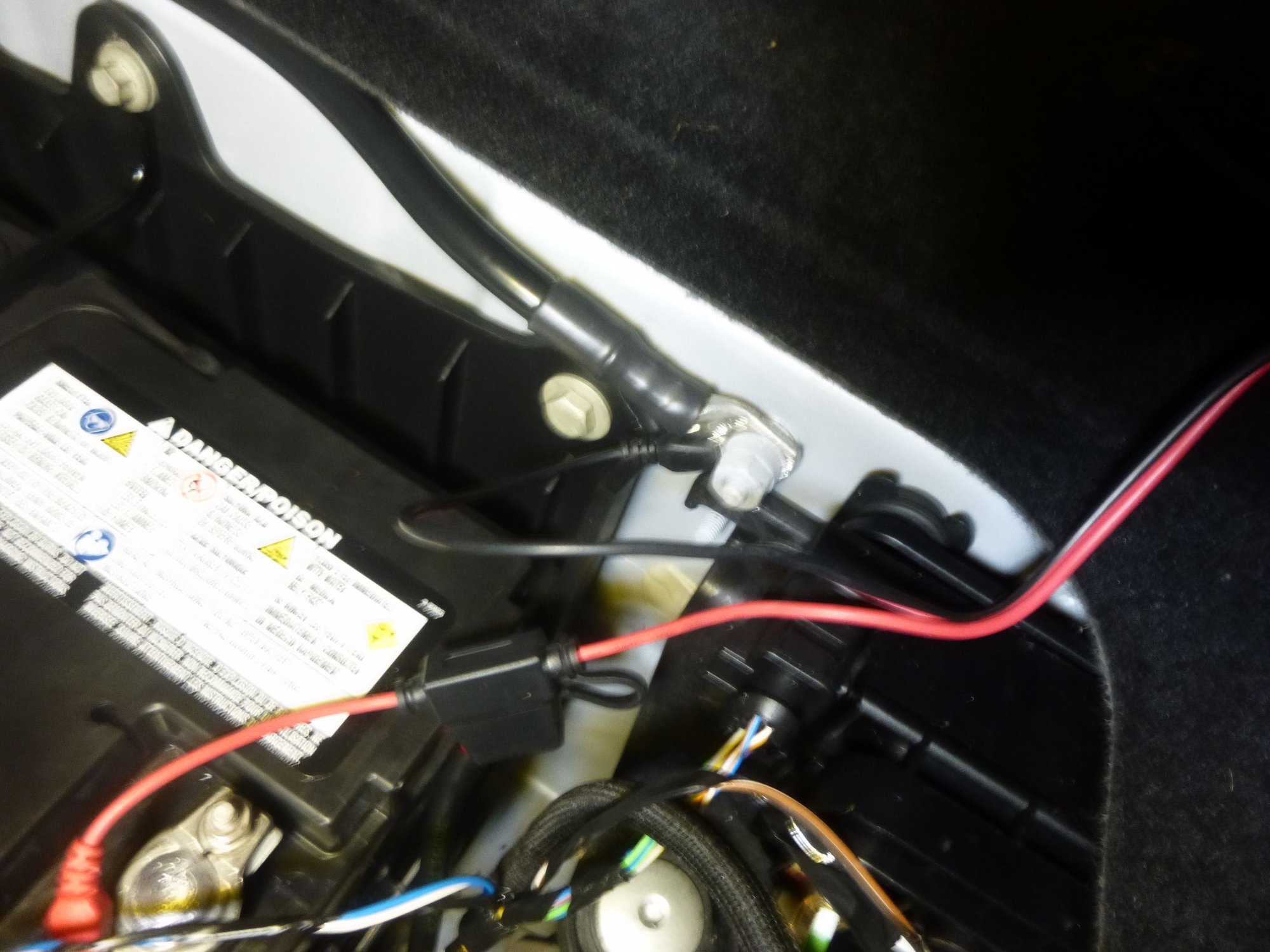 Passenger side trunk
