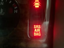 This this light comes up when trying to start it