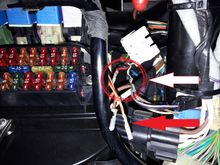 Dragged loose wires (white arrow) I do not know what these wires are for. Orange-red and red-orange is extension  there.(Red arrow)