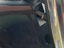 Screws tip in the holes. Pretty tight so it will sit there