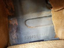 What are the numbers in the footwell??