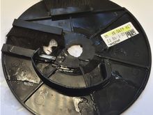 Final pic of disc superglued from the 8 pieces I found. This disc is upside down in pic, and it is my intention to laminate another disc of black plastic onto its visible surface to strengthen and hide all my glue joints. Only then, will I have a shot at solving the jigsaw puzzle.  This is the interlock which requires several things happen before releasing gear lever, allowing it to move from PARK (key in; ignition on; foot brake on).