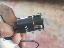 1st camera was good.. but was a cubic shape. Would be difficult to cut a square hole. I remembered I ordered a brand new Natika AHD camera a while back..and used it instead. 

The housing needed to be trimmed some. This camera had a metal housing, which made it a PITA.