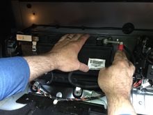 27. Move the loose positive connector away terminal away, being careful not to short it to the car body.