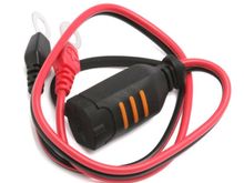 If you have Ctek tender then just connect this bit. When you connect the tender the wire fits under the trunk lid with no problem.