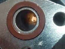 RH leg vertical flange partly cleared restriction.