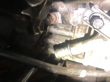 Another photo through tire well 