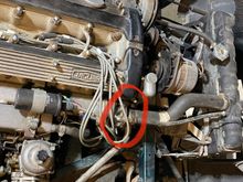 Context view of the gasket that needs replaced