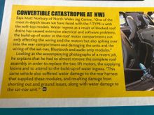 I saw this article regarding covetable roof issues in jaguar magazine 