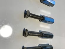 M8 connecting bolts and nuts for mounting Lightweight battery.