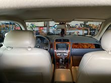 Interior from rear inside hatchback