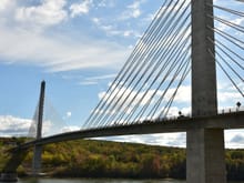 I didn't know the Penobscot Narrows Bridge existed 'til we drove up to it.